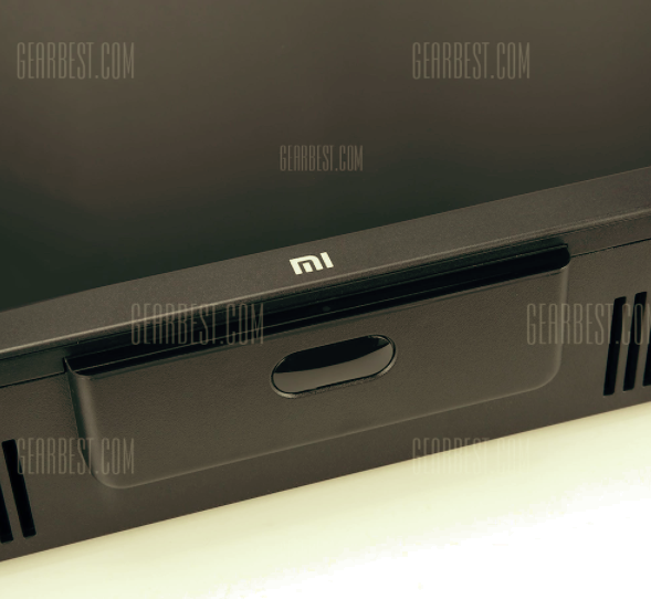 mi tv back panel closeup