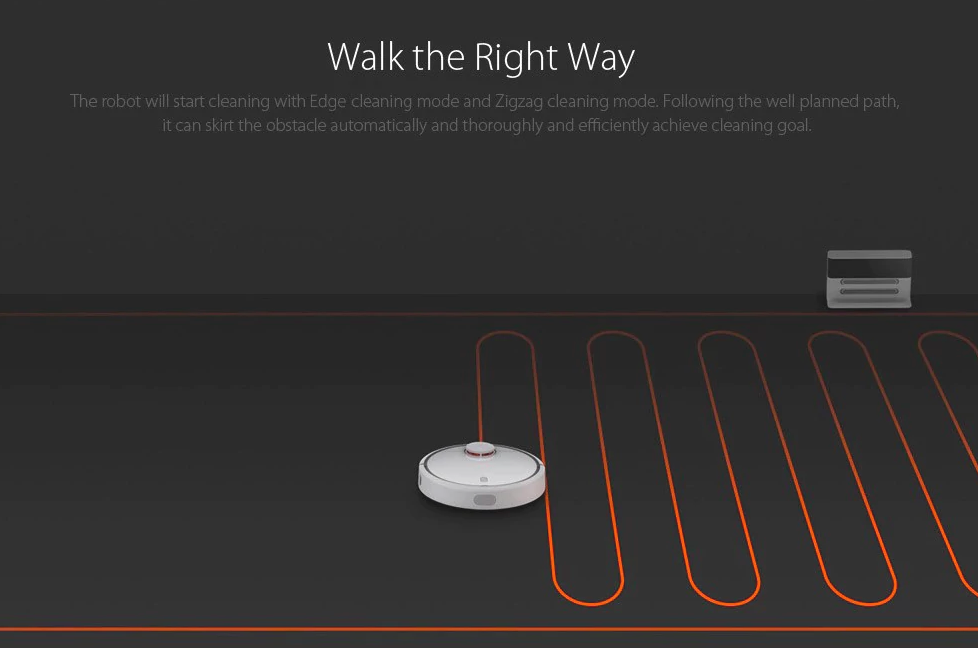 robot vacuum cleaning path