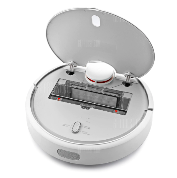 robot vacuum open lid