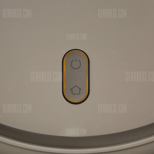 robot vacuum power button