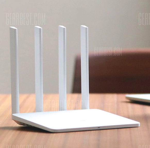 side view white router