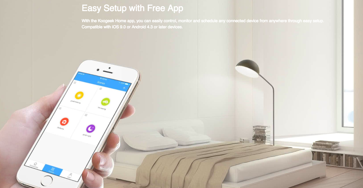 smart home app setup
