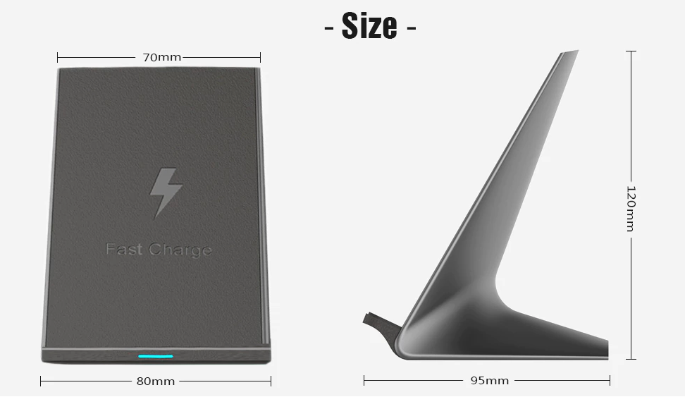 wireless charger dimensions