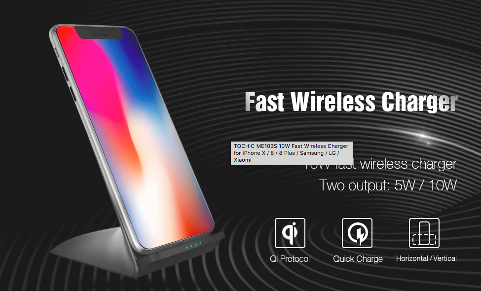 wireless charger quick charge support