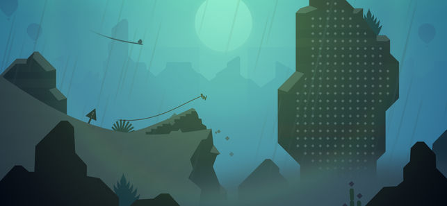 abstract mountain landscape