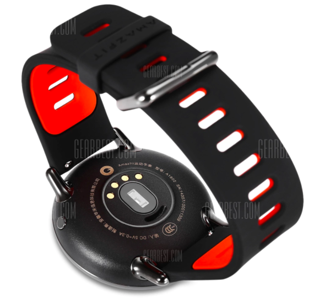 amazfit smartwatch back view