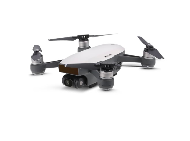 angled view dji spark drone