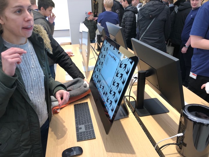 apple store imac display