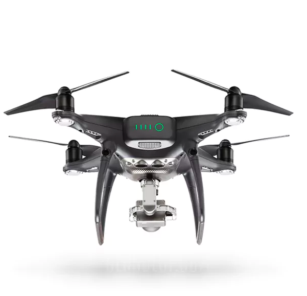 black drone front view