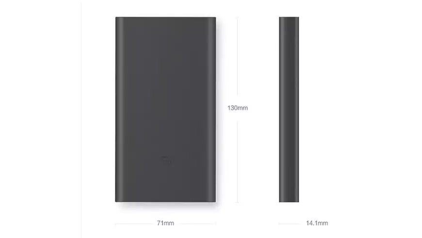 black power bank dimensions