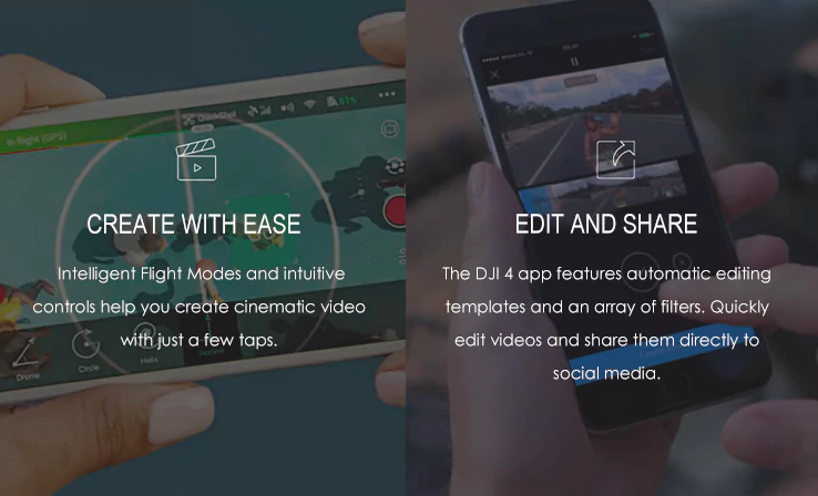 dji app create edit share
