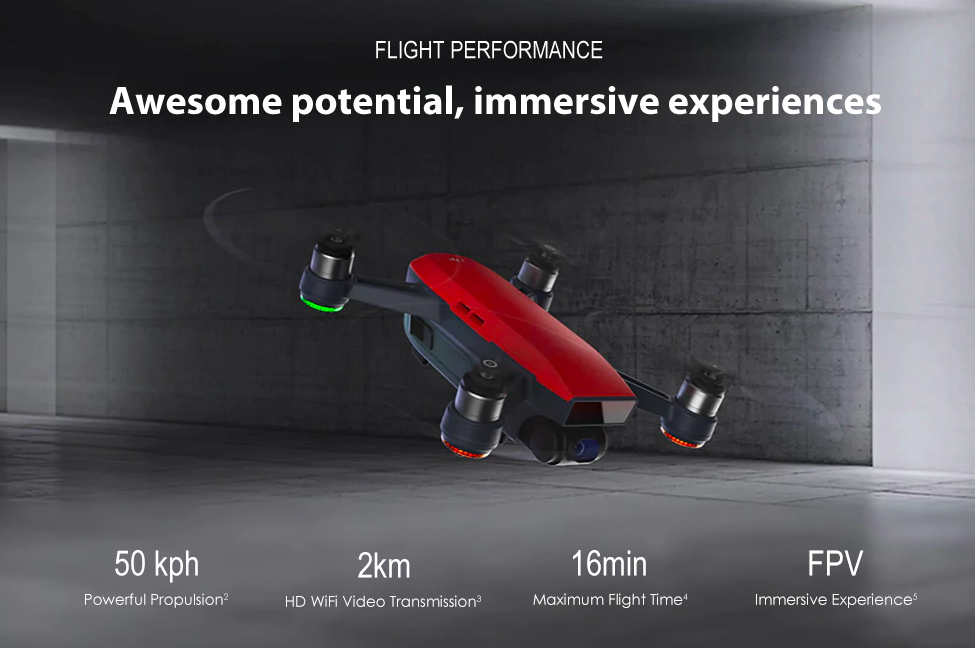 dji drone flight performance
