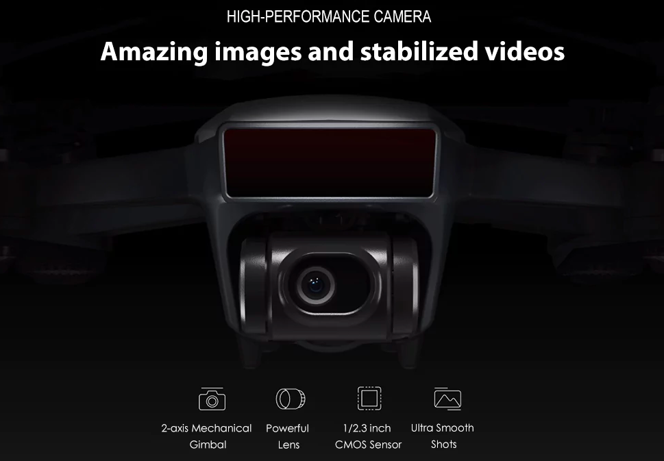 dji drone high performance camera