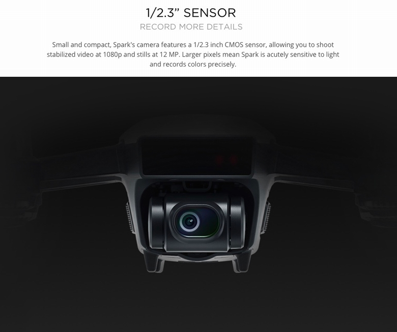 dji spark camera sensor