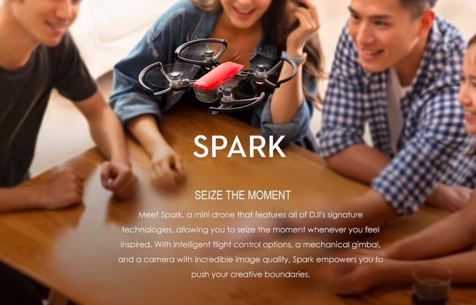 dji spark drone promotion