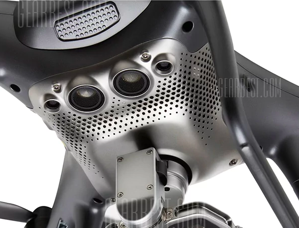 drone bottom closeup