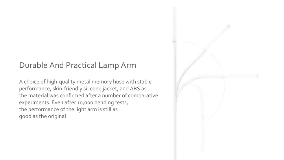 durable lamp arm