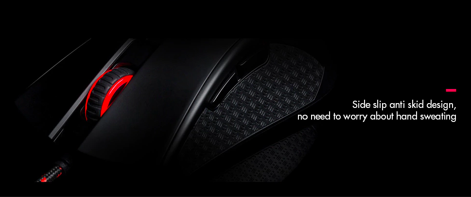 gaming mouse anti skid design