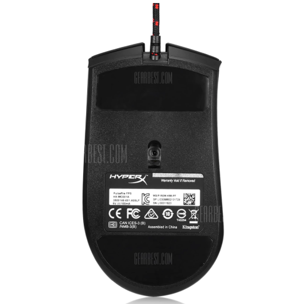 gaming mouse bottom view