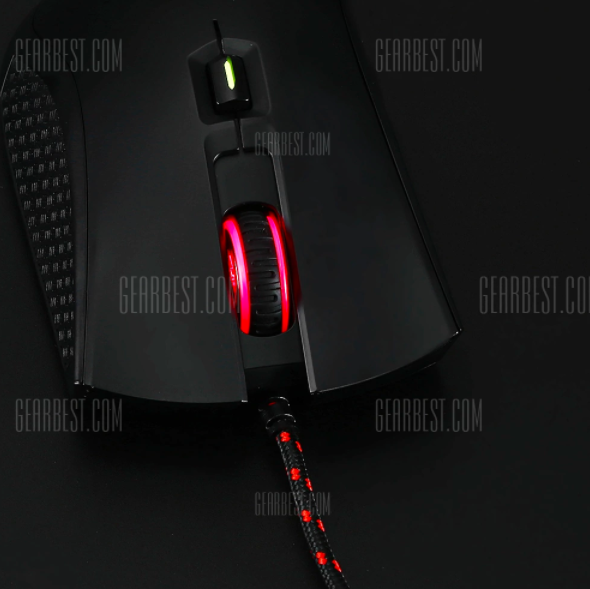 gaming mouse closeup scroll wheel