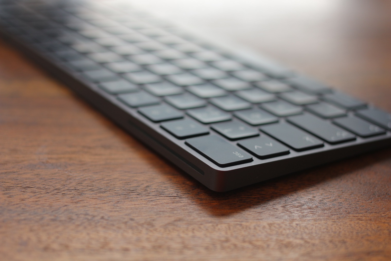 keyboard corner angle view