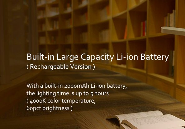 large capacity battery lamp