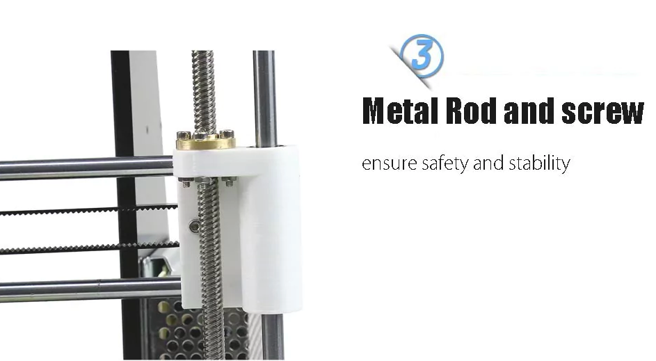 metal rod screw safety stability