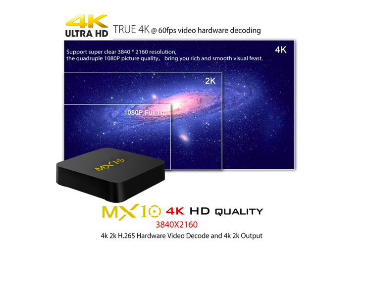 mx10 tv box 4k quality