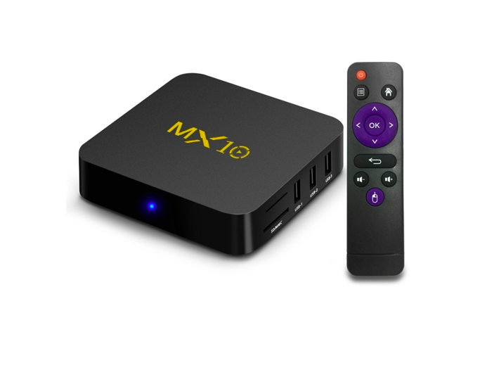 mx10 tv box with remote