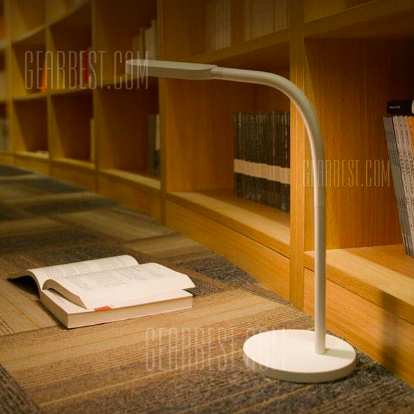 reading lamp in library