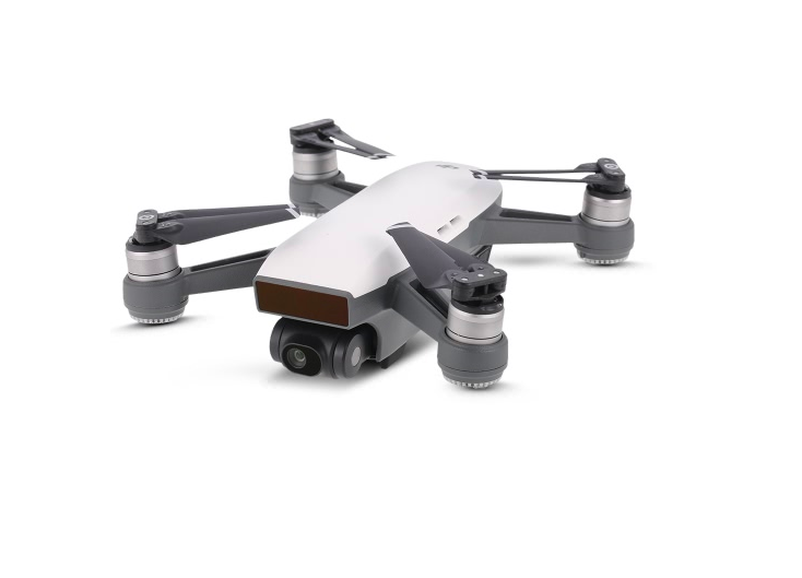 side view dji spark drone