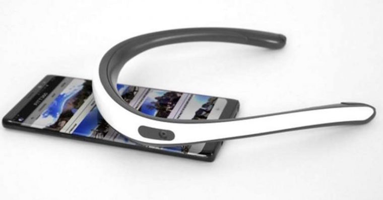 smartphone with neckband