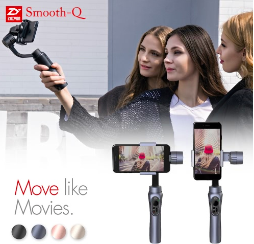 three women using gimbal