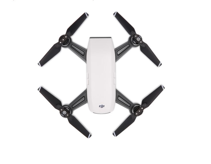 top view dji spark drone