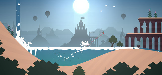 waterfall mountain landscape