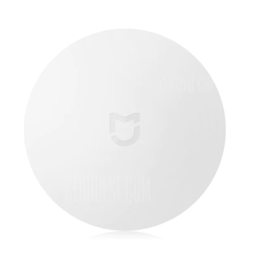 white smart home device
