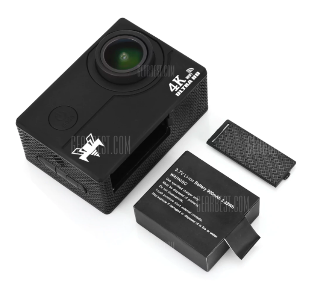 4k action camera battery