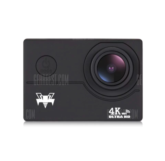 4k action camera front