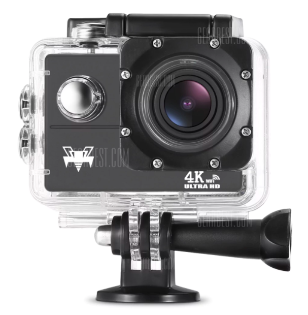 4k action camera waterproof front