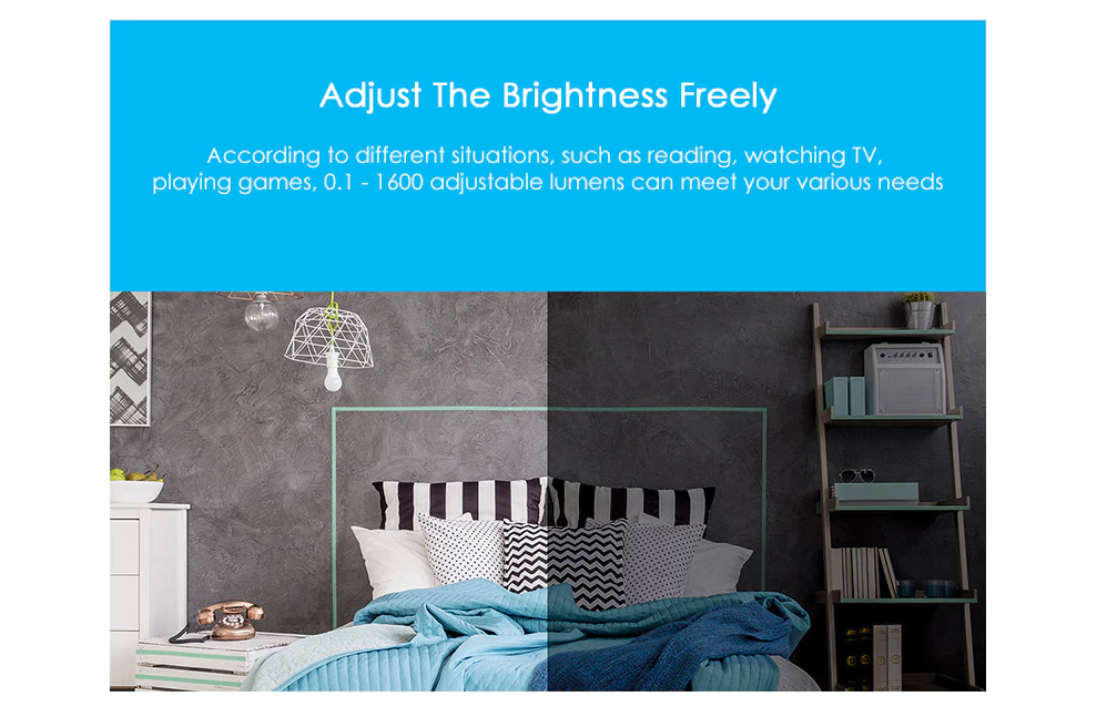 adjustable brightness bedroom light