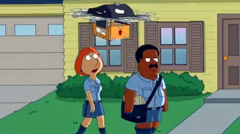 animated drone delivery