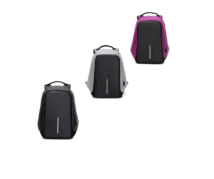 backpack three colors display