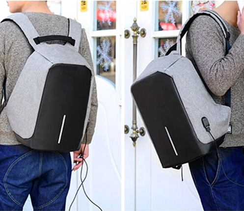 backpack worn two views