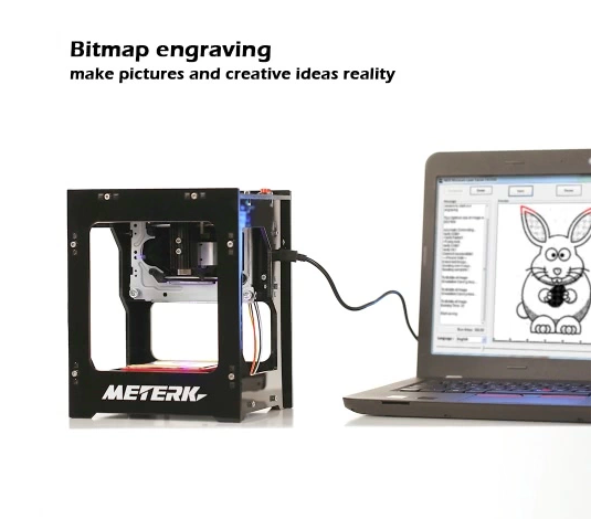 bitmap engraving laptop connection