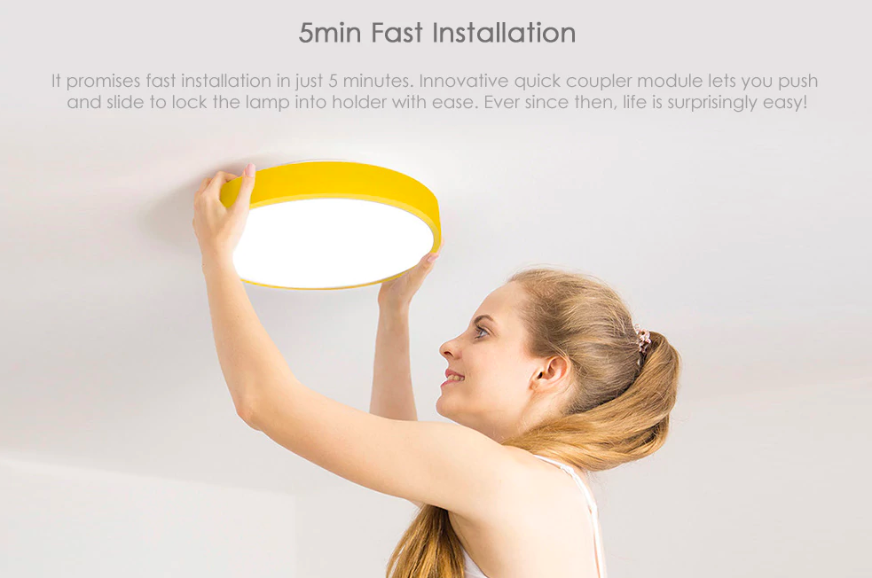 ceiling light installation