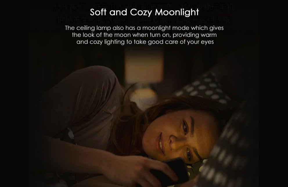 cozy moonlight ceiling lamp