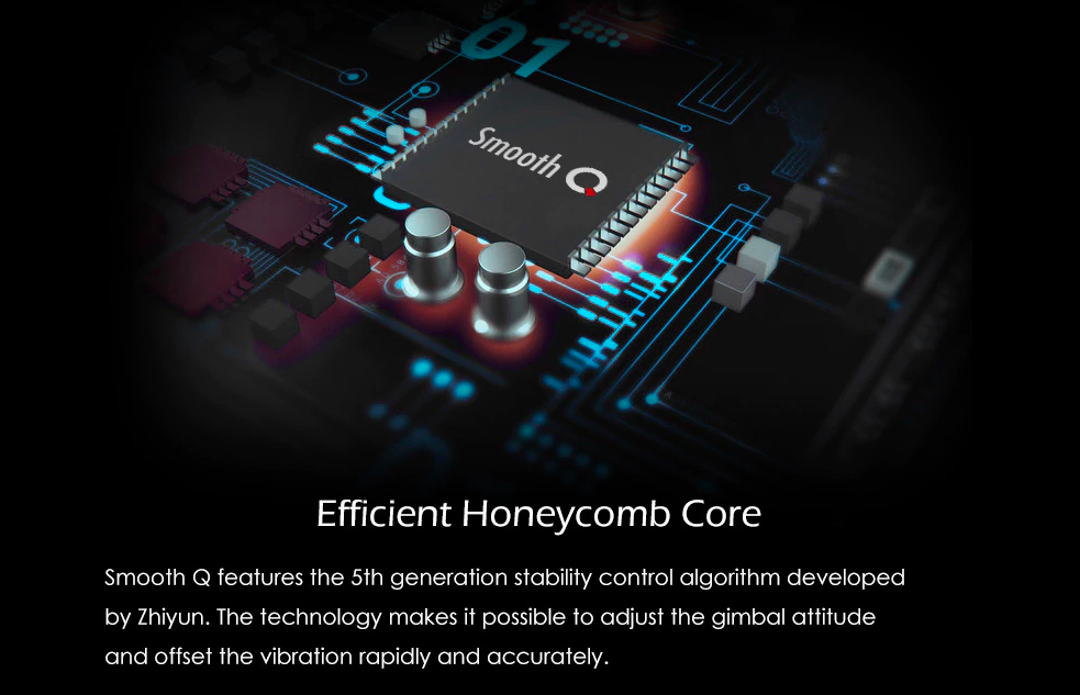 efficient honeycomb core gimbal