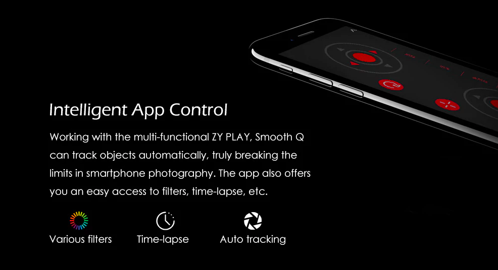 intelligent app control gimbal