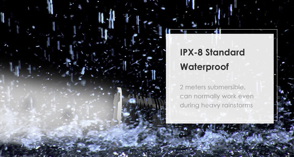 ipx8 waterproof flashlight
