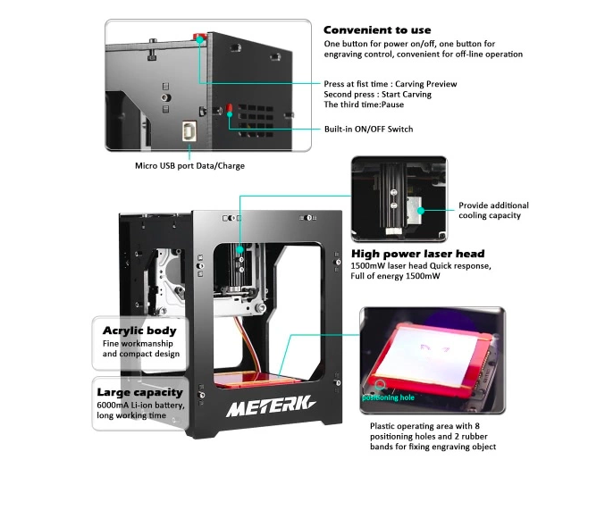 laser engraving machine features